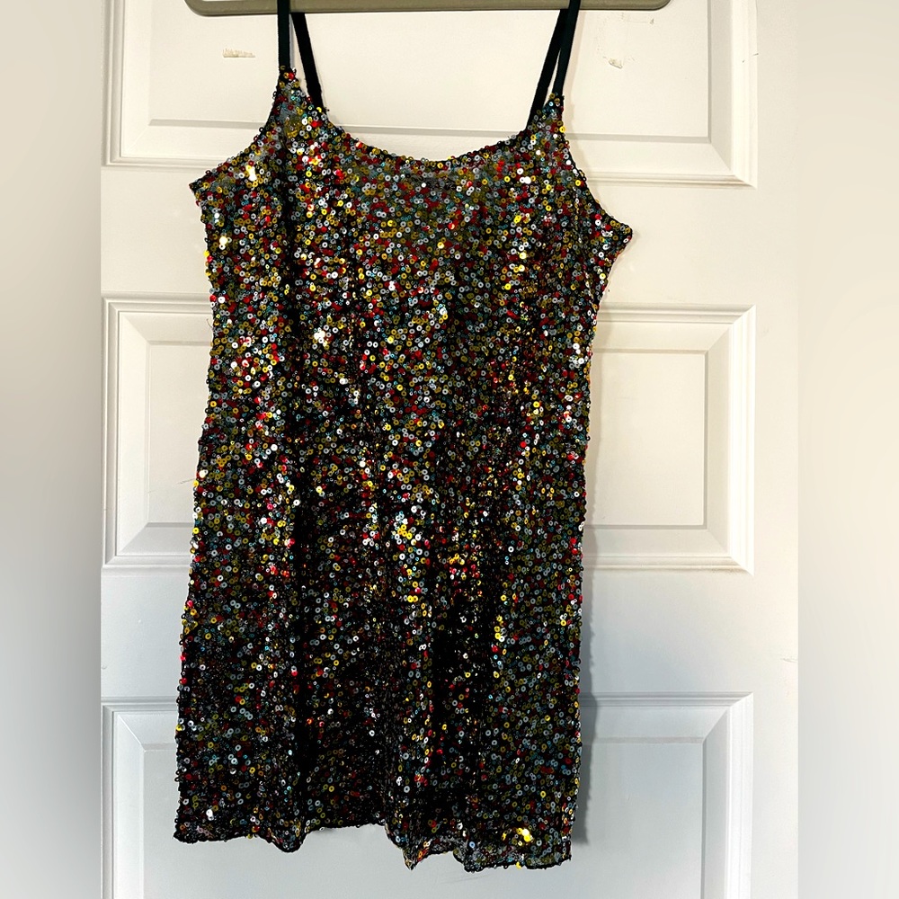 Mini Sequin Shift Slip